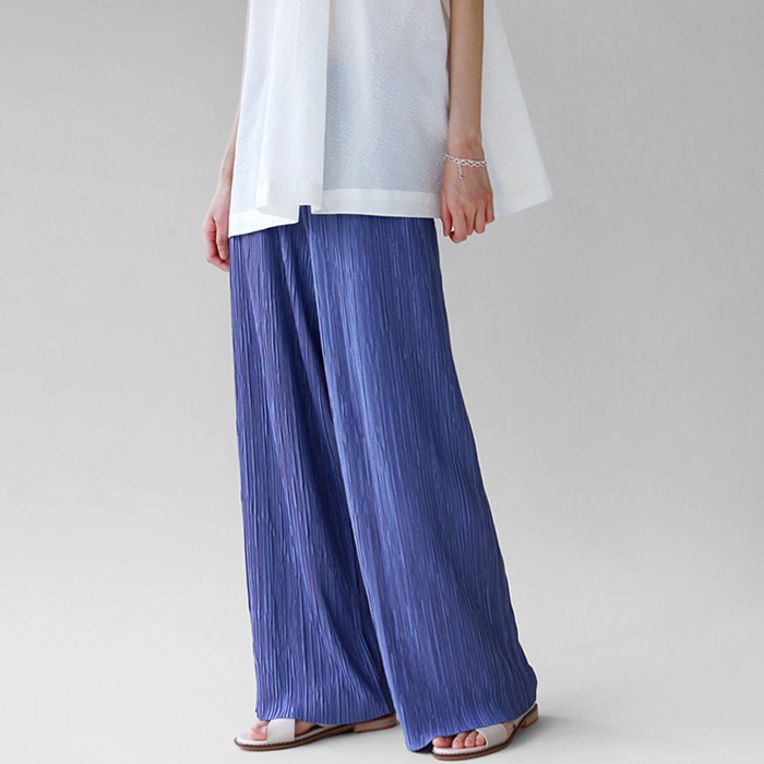 Closet pleated wide pants