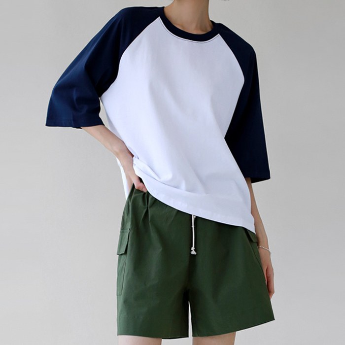 Raglan 7bu sleeve tee