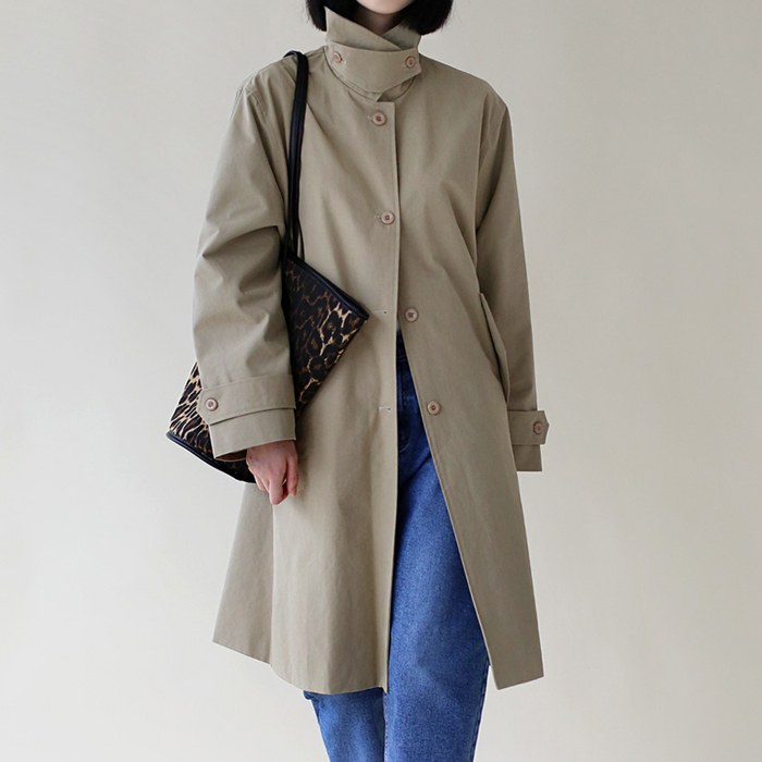 Sage Trench Coat