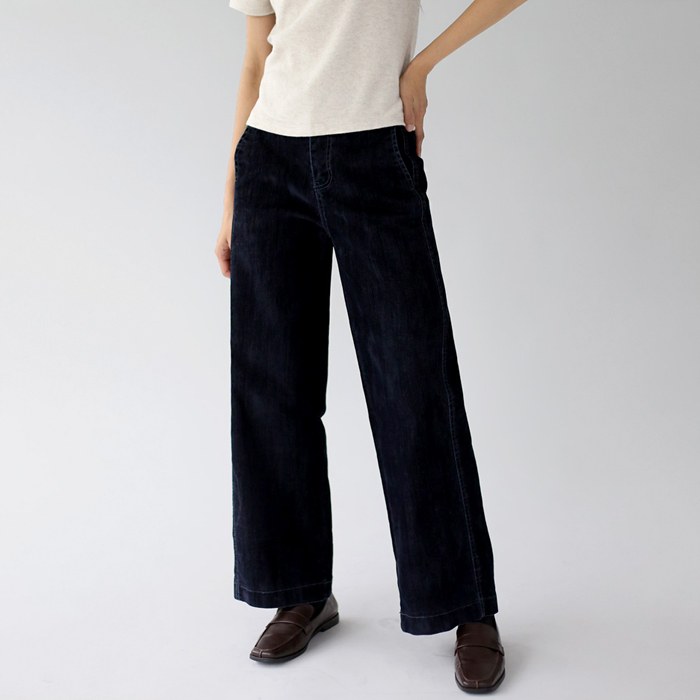 Velvet cut pants