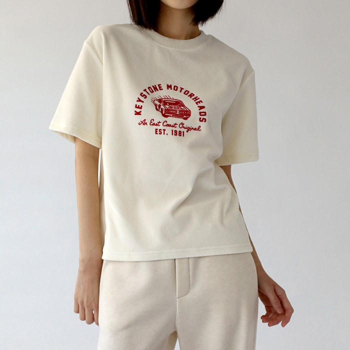 Keystone Velour Half Tee