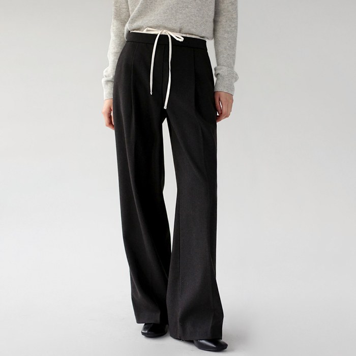 Waist color matching winter slacks